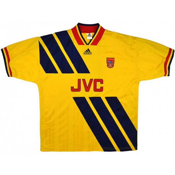 Camiseta Arsenal Replica Segunda Ropa Retro 1993 1994 Amarillo